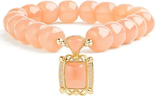 Miniatura 8 de Pulsera de la suerte para mujeres y hombres, juego de pulseras coloridas de cuentas de ágata retro, energía positiva, protección y buena fortuna