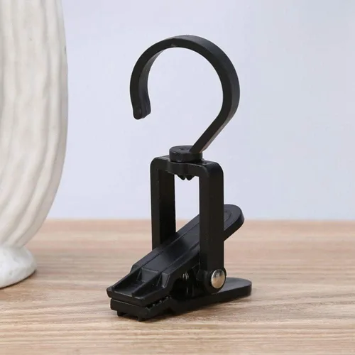 Miniatura 9 de VinBee 20 ganchos de lavandería con clips de plástico superfuerte para el hogar, viajes, ganchos giratorios para colgar en el armario, abrazaderas