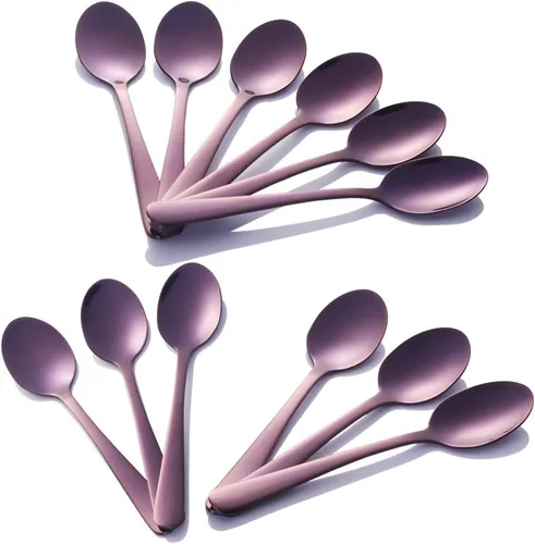Miniatura 11 de Buyer Star Cucharaditas de 5.5 pulgadas Mini cucharas de café de acero inoxidable para azúcar Demitasse Espresso Cucharas