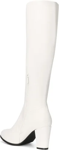 Miniatura 4 de DREAM PAIRS - Botas altas de tacón grueso para mujer, largo por encima de la rodilla