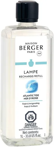 Miniatura 8 de MAISON BERGER Repuesto de fragancia Lampe Berger para difusor de aceite de fragancia del hogar - 33.8 onzas líquidas / 1 litro Marea atlántica