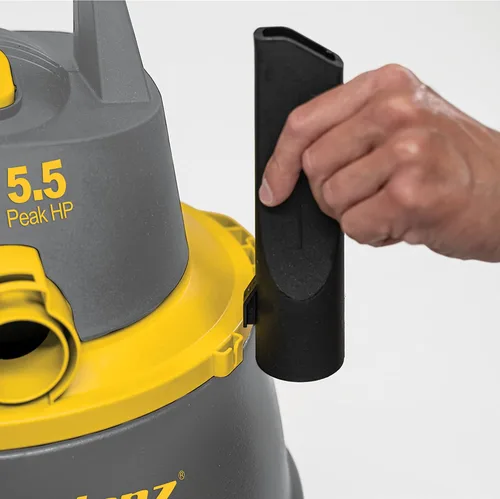 Miniatura 5 de Koblenz Aspiradora en seco y húmedo para contratistas, aspiradora para lugares de trabajo, 9.0 galones/5.5 HP potente aspiradora para suciedad seca