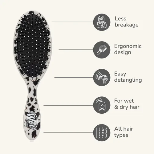 Miniatura 4 de Wet Brush Original Detangler - Cepillo desenredante para todo tipo de cabello, cerdas ultrasuaves que se deslizan sin causar dolor y con facilidad