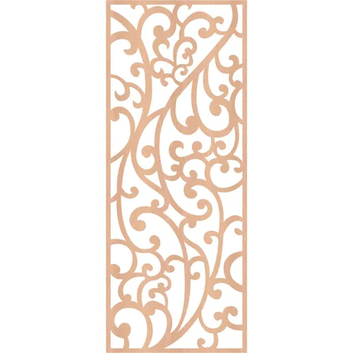 Miniatura 2 de Woodhaven - Paneles de pared decorativos de madera con calado, 9 3/8 pulgadas de ancho x 24 3/8 pulgadas de alto x 1/4 de alto, aliso
