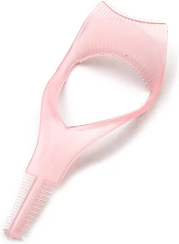 ZHome Aplicador de plástico para maquillaje superior e inferior para pestañas con peine para pestañas, rizadores, escudos, aplicadores, 1 unidad
