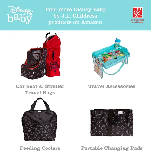 Miniatura 6 de Disney Baby by J.L. Childress Cups 'N Cargo - Organizador para cochecito con portavasos, bolsa de accesorios para cochecito, esencial de viaje