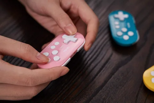 Miniatura 3 de 8Bitdo Zero 2 Mini Bluetooth Gamepad for Switch Windows Android MacOS Steam Raspberry Pi (Pink)