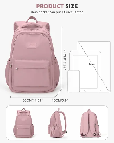 Miniatura 3 de Mochila ligera - 3, B1-rosa, Grande