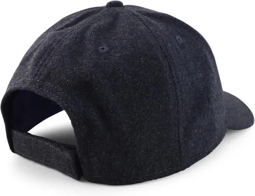 Miniatura 3 de Gorra de béisbol estructurada de mezcla de lana Melton XXL de gran tamaño de 5 paneles