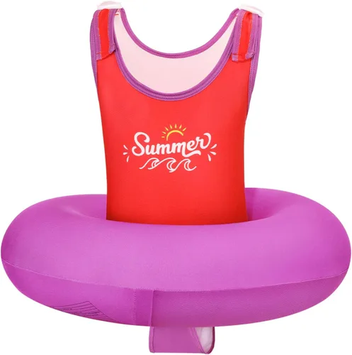 Miniatura 15 de HeySplash Chaleco de natación para niños de 3 a 6 años, chalecos de entrenamiento de natación con correa ajustable para niños y niñas de 29 a 55