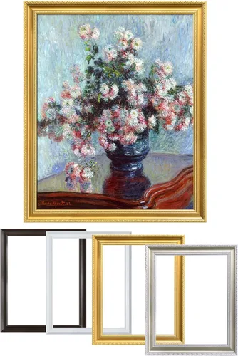 Miniatura 50 de Pinturas clásicas mundiales de Claude Monet Impresión giclée sobre lienzo alargado, pieza de galería para colgar y decorar el hogar, The CliffWalk