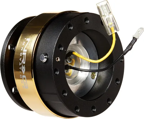 Miniatura 9 de NRG Innovations Gen 2.0 Adaptador de liberación rápida para volante de 6 orificios con pernos de montaje, liberación rápida - cuerpo negro/anillo