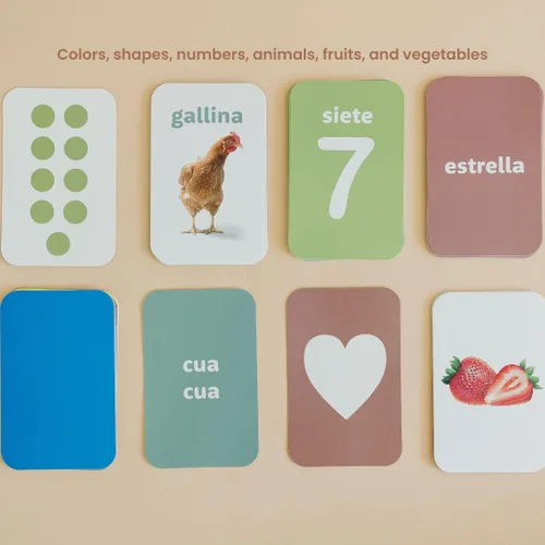 Miniatura 5 de Learn & Drop (tarjetas de memoria en inglés incluidas) más edición en español de Learn & Drop Flashcards