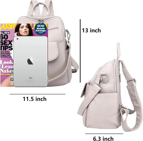 Miniatura 4 de Mochila de moda para mujer impermeable bolsa de viaje bolsa de hombro convertible para mujer