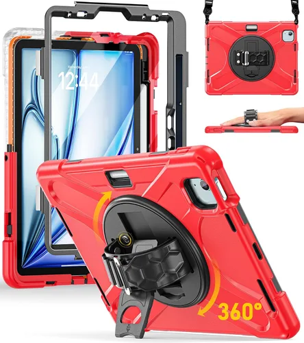 Miniatura 15 de BRAECN Funda para iPad Air de 11 pulgadas 2026 (M4) 2025 (M3) 2024 (M2), iPad Pro de 11 pulgadas (4ª/3ª/2ª/1ª) y Air 10.9 pulgadas (5ª/4ª) con Rosa