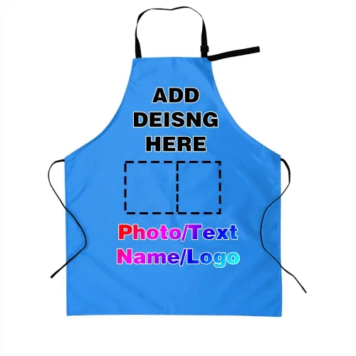 Miniatura 12 de Delantales personalizados para mujeres y hombres, delantal personalizado con logotipo de texto fotográfico, delantales de cocina personalizados