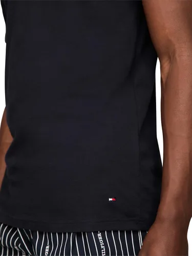 Miniatura 4 de Tommy Hilfiger Camisetas interiores de algodón clásicas con cuello redondo para hombre, paquete de 3