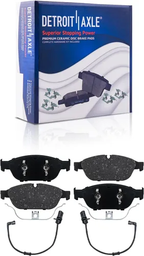 Miniatura 44 de Detroit Axle - Kit de freno trasero para Chevy Equinox Captiva Sport GMC Terrain Pontiac Torrent Saturn Vue Pinzas de freno de disco con soportes