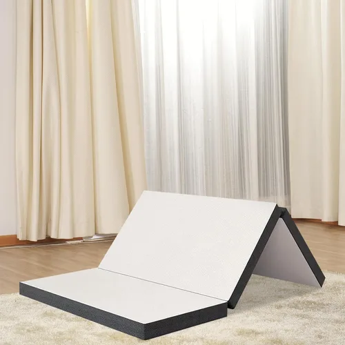 Miniatura 8 de Colchón plegable de espuma viscoelástica, colchón triple de 3 pulgadas con funda lavable, certificado CertiPUR-US, colchón portátil individual XL