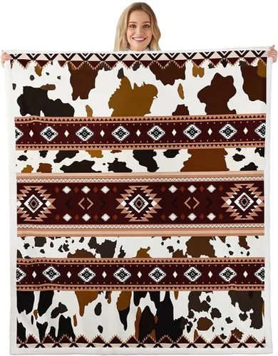 Miniatura 11 de Manta de vaquero occidental, manta de lana para niños y niños, del suroeste de Estados Unidos, decoración de habitación de adultos, diseño tribal