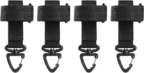Miniatura 21 de TRIWONDER Clips de boca ampliados HK Gancho de alta resistencia Ganchos a presión Clips de honda para Paracord al aire libre bolsa mochila