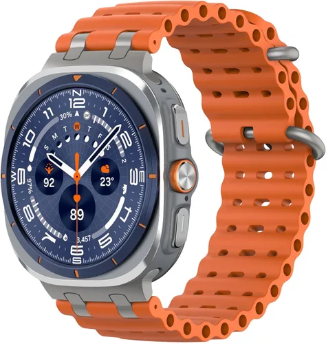Miniatura 23 de MoKo Correa deportiva compatible con Samsung Galaxy Watch Ultra Band de 1.850 in (2024) para mujeres y hombres, correa de reloj impermeable