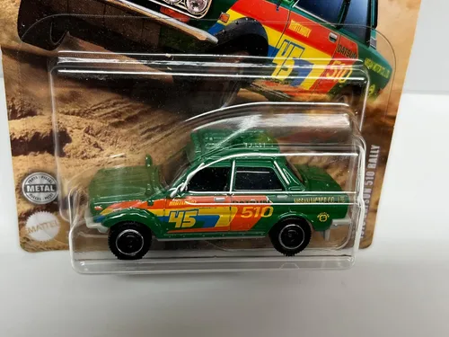 Miniatura 2 de Matchbox Off Road Rally 2020 1970 DATSUN 510 RALLY fundido a presión 1/12