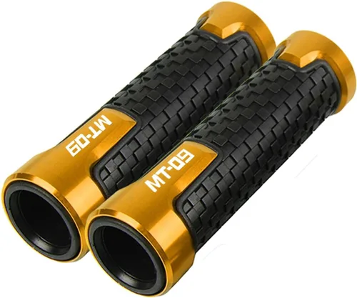 Miniatura 13 de Para Yamaha MT-09 FZ-09 2014 2015 2016 MT09 FZ09 MT FZ 09 Accesorios de motocicleta Manillar Grips Mano extremos Cap (Color : A Negro)