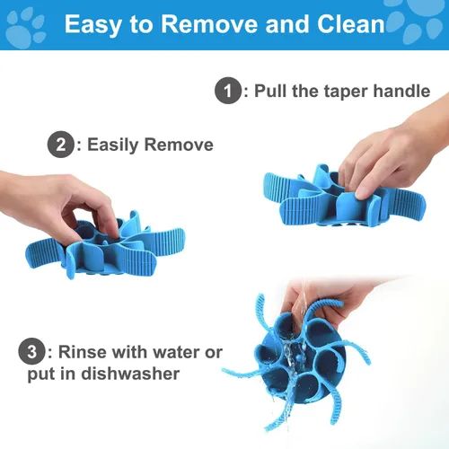 Miniatura 6 de Anipaw Cuencos Comederos Lentos para Perros de Silicona en Espiral Inserto de Comedero para Alimentos para Mascotas para Reducir la Velocidad