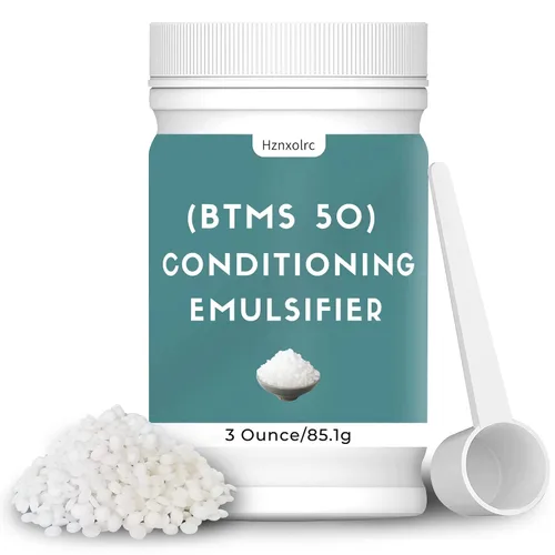 Emulsionante acondicionador BTMS 50 de 3 onzas para hacer acondicionador sin enjuague, gránulos emulsionantes acondicionadores BTMS 50 premium,
