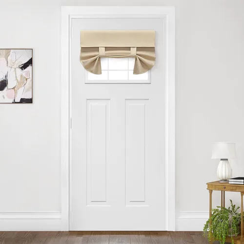 Miniatura 13 de HOMEIDEAS Cortinas Opacas para Aula para Puerta Principal, Cubierta de Ventana de Puerta de Aula, Persianas de Privacidad con Aislamiento Térmico