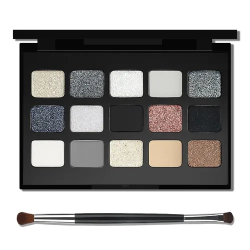 Miniatura 23 de Erinde Paleta de maquillaje de sombra de ojos de 9 colores con purpurina y lavanda brillante y mate, violeta, malva, púrpura oscura, plateado
