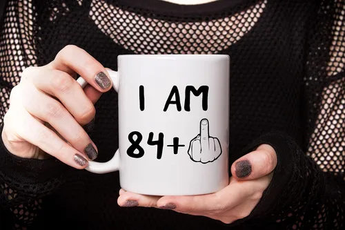 Miniatura 3 de Funny 85th Birthday Gifts, I Am 84 Plus Middle Finger Coffee Mug, 85 Years Old Gag Novelty Cup, Eightyfifth Birthday Party, Adult Birthday Presents