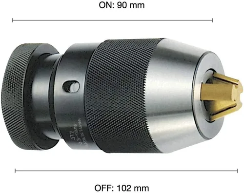Miniatura 2 de Portabrocas sin llave especial de 1/64"-1/2" con soporte JT2 y mordazas de titanio