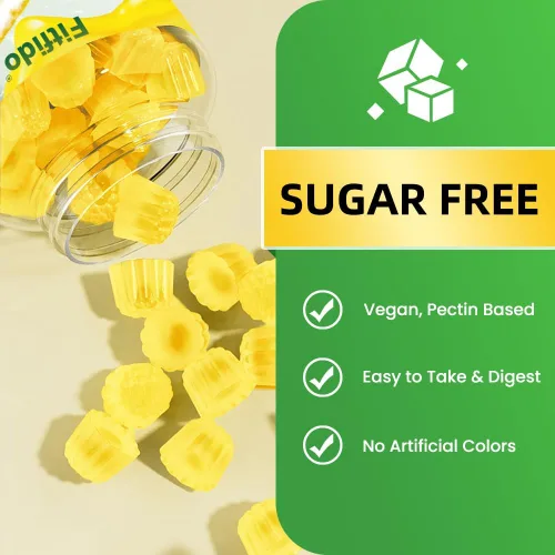 Miniatura 5 de Gomitas de colágeno de 1500 mg – Péptidos de colágeno múltiple tipo I, II, III, V y X con biotina 2500 mcg y vitamina C para piel, cabello y uñas
