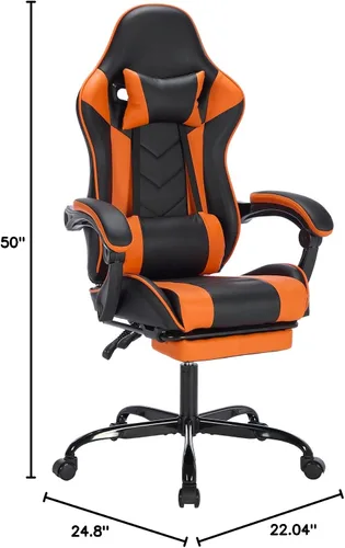 Miniatura 3 de Gaming Chair, Home Office Computer Chair, Ergonomic Executive Swivel Rolling Chair with Footrest Comfortable Headrest and Lumbar Support for Back