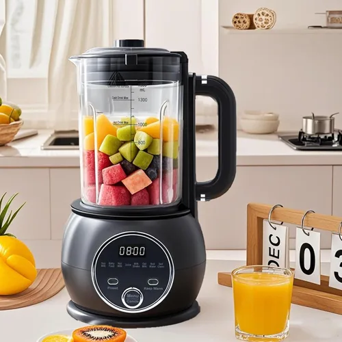 Miniatura 9 de Batidora caliente 10 en 1 para producir leche de nueces, 51 onzas de soja casera, almendra, avena, a base de plantas, para preparar alimentos