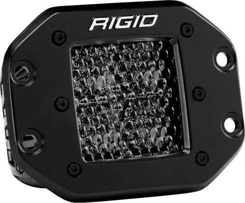 Miniatura 2 de RIGID 212513BLK Serie D PRO SPOT DIFFUSED MIDNIGHT FLUSH Luces LED (juego de 2 luces LED), 212513BLK