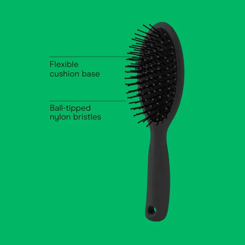 Miniatura 2 de CONAIR Cepillo de pelo para hombre, cepillo desenredante para hombre para cepillado diario y todo tipo de cabello, base de cojín flexible con cerdas