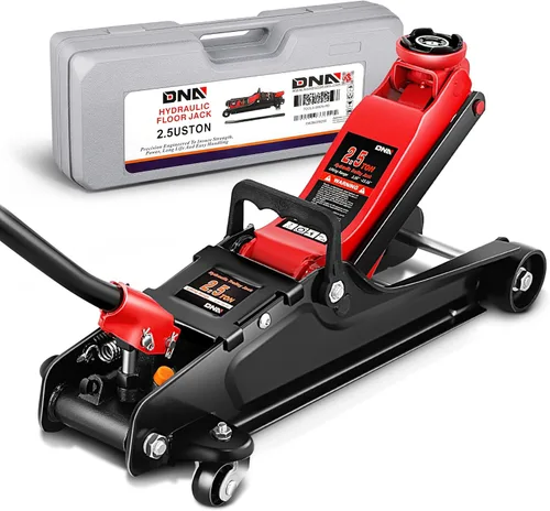 Miniatura 12 de DNA Motoring Gato Hidráulico de Carretilla de Perfil Bajo para Servicio/Piso, Capacidad de 1.5 Toneladas (3000 libras), Rango de Elevación