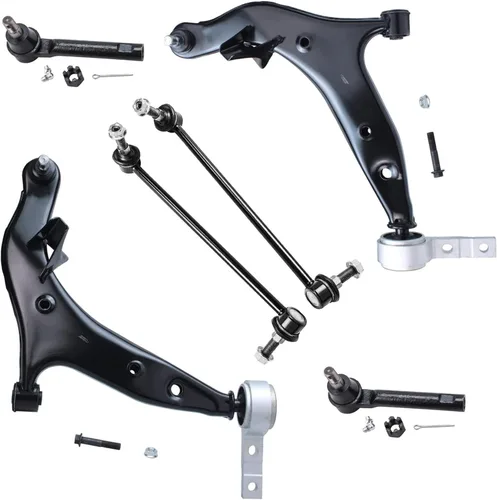 Miniatura 252 de Detroit Axle - Kit de extremo delantero para Chrysler 300 Dodge Charge Challenger 2011-2023, 2 brazos de control inferiores traseros 2 rótulas