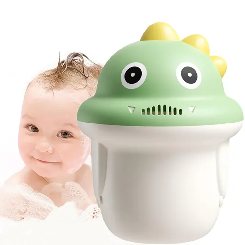 Miniatura 2 de Enjuague Champú Enjuagador Bebé Enjuague Taza de baño para bebé Enjuagador Lavar la taza de pelo protegiendo los ojos del bebé (verde)