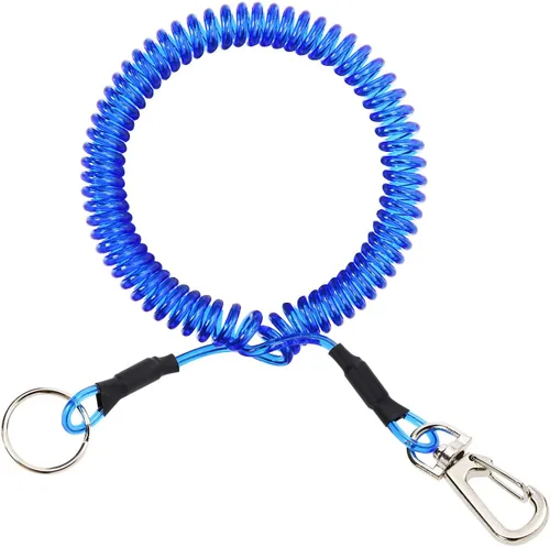 Mini Skater 1 cuerda de bobina de pesca retráctil de plástico seguro cuerda de alambre de acero dentro de pescado herramientas de seguridad para