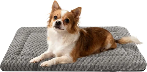 Miniatura 35 de Alfombrilla para Cama de Perro – Almohadilla de Perrera Suave y Cómoda para Jaula – Cama y Almohadilla Duradera para Perros y Gatos – Ideal para Gris