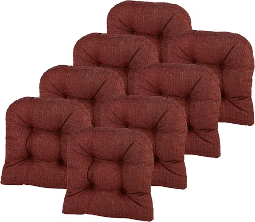 Miniatura 60 de Klear Vu Gripper Overstuffed - Cojines universales antideslizantes para silla de comedor para decoración de cocina o uso de oficina, almohadilla