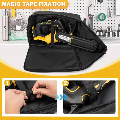 Miniatura 4 de Funda de transporte para motosierra, impermeable, plegable, bolsa de almacenamiento compatible con EGO, Dewalt, Greenworks - Motosierra eléctrica