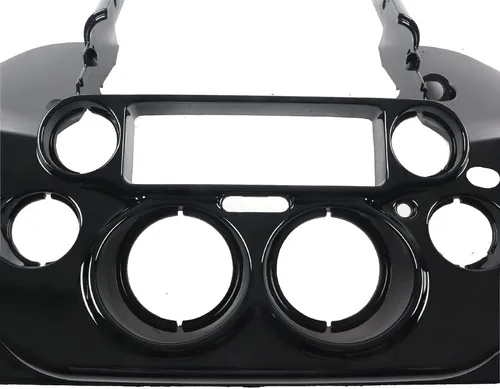 Miniatura 7 de Carenado interior delantero de murciélago compatible con Harley Davidson Touring Street Electra Glide FLHX FLHTC FLHTCU FLHT-Negro brillante