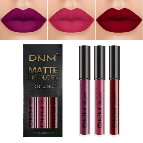 Miniatura 16 de evpct 2 Piezas Lápiz Labial Líquido Verde Esmeralda con Brillo Glitter, Brillo Labial Tinte y Delineador de Labios Retráctil, Set de Maquillaje
