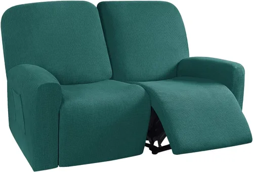 Miniatura 45 de vctops Fundas elásticas resistentes al agua, para sofá reclinable, suaves y lisas, con correa elástica antideslizante, protector de muebles