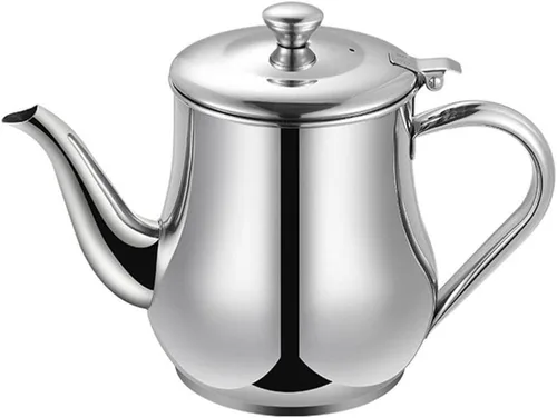 Miniatura 11 de Yardwe Olla de filtro de aceite de acero inoxidable con filtro de malla fina y tapa, contenedor de grasa de 18 onzas para almacenamiento y colado